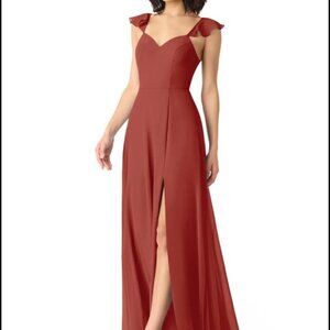 Azazie Everett Dress (Terracotta)